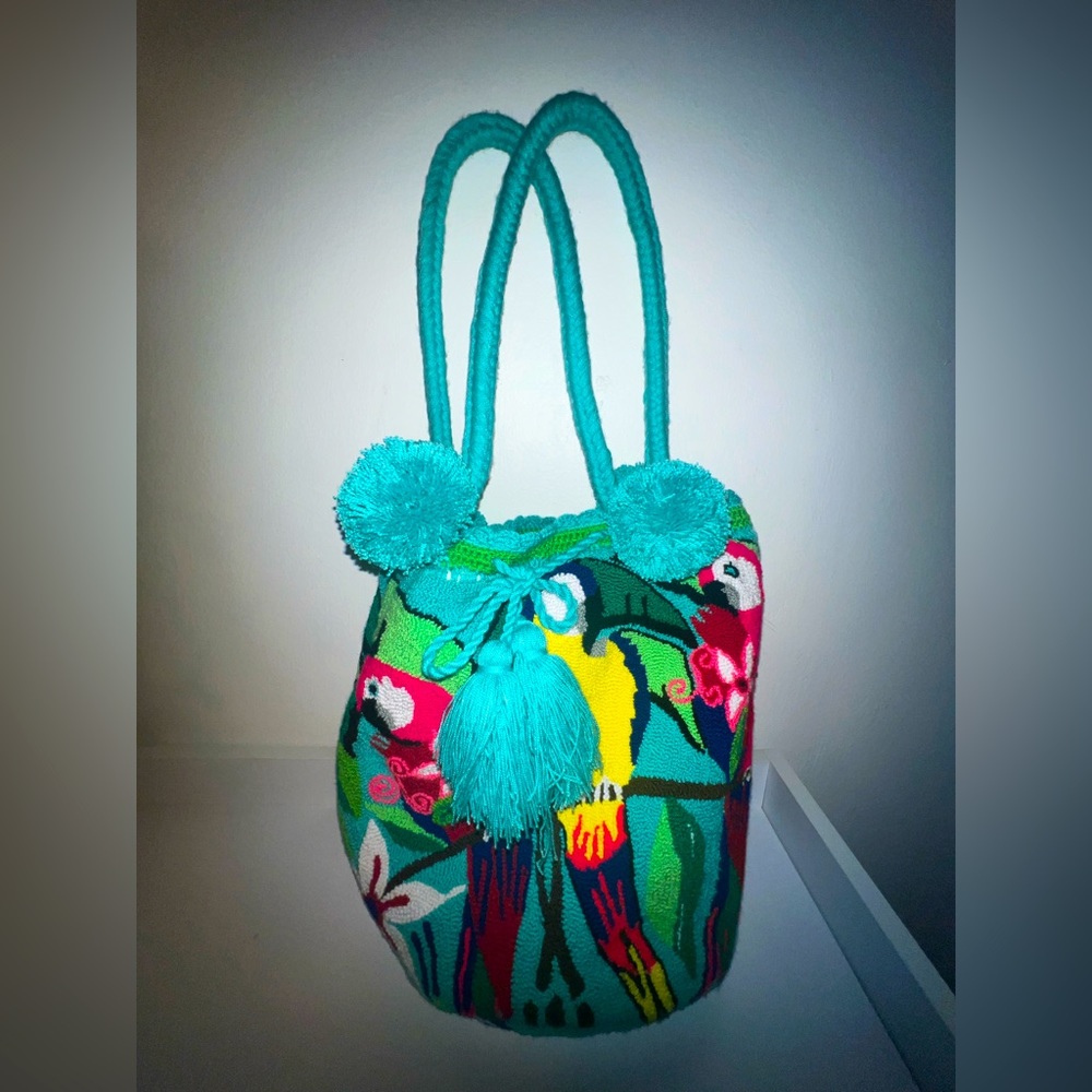 Beautiful Wayuu Colombian Handmade Mochila Bag